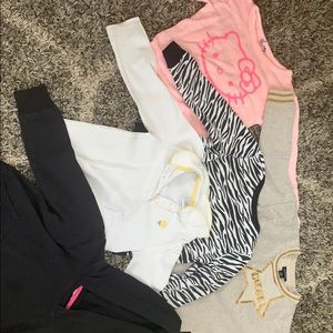 Girls bundle of sweatshirts